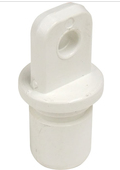 TUBE END 25MM X 3MM WHITE