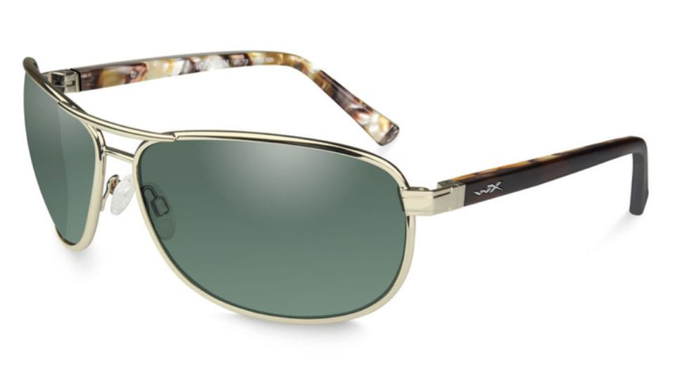 WILEY X KLEIN | POLARISED GREEN LENS W/ GOLD FRAME