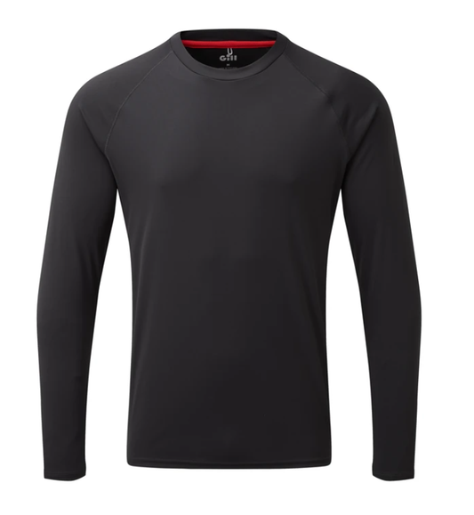 GILL Mens UV Tec Long Sleeve Tee  - Charcoal