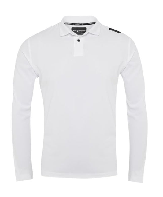 SAIL RACING BOW TECH POLO LONG SLEEVE - White