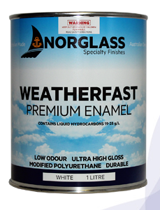 8001 WEATHERFAST GLOSS WHITE 1litre