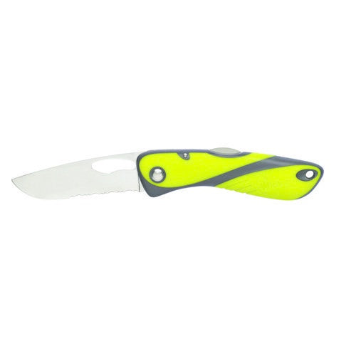 WICHARD OFFSHORE KNIFE - single serrated blade - fluo / black