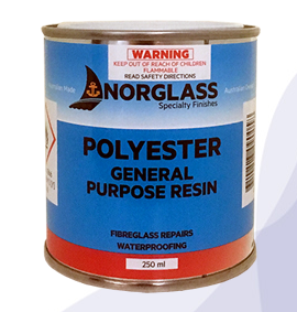 NORGLASS POLYESTER RESIN 250ml - SOLD IN STORE ONLY