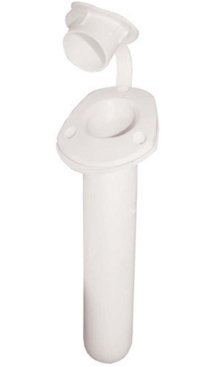 ROD HOLDER - LARGE OVAL HEAD & SEALING CAP - White