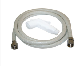 Shower On/Off with 3 Metre Hose - White