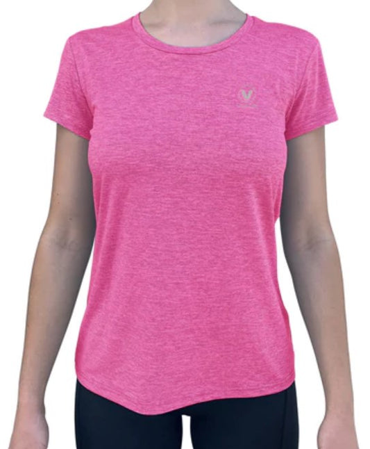 VAIKOBI WOMEN'S UV PERFORMANCE TECH TEE - PINK