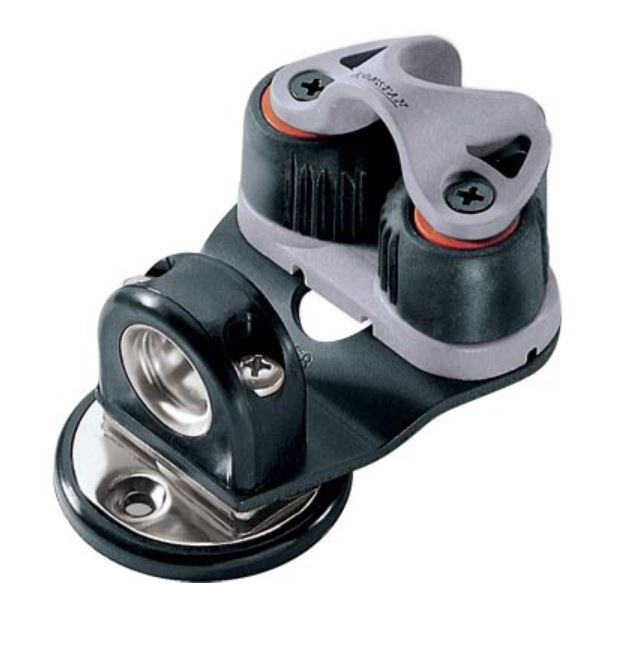 Ronstan Swivel Fairlead & Cleat, SUITS 3-12mm Rope