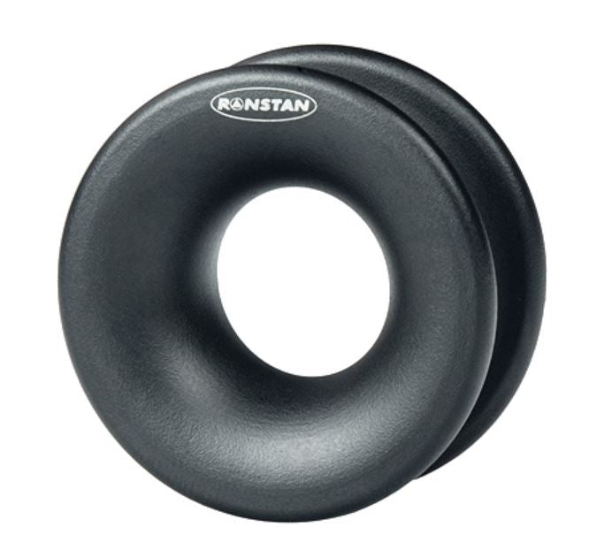 RONSTAN ROPE GLIDE RING ,38mm x 16mm x 17mm,Black