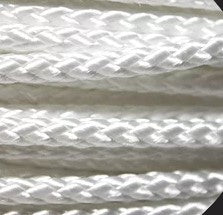 VB CORD 4mm WHITE- SOLD PER METER