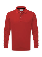 Load image into Gallery viewer, Henri Lloyd Fast Dri Polo -  Long Sleeve - Red- ONLY SIZE XS  LEFT - DISCONTINUED STYLE - LAST STOCK
